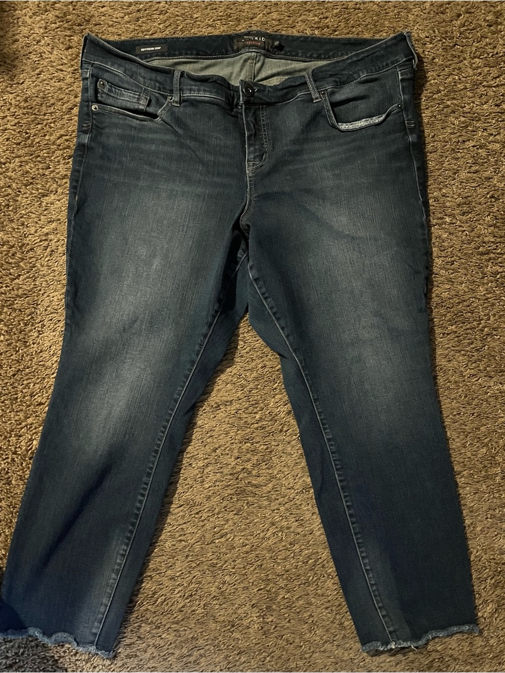Torrid plus size cropped jeans